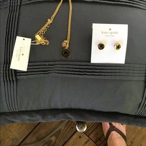 Kate Spade Necklace & Studs